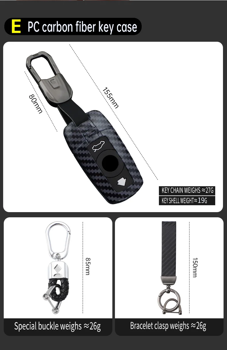 TPU Auto Fernbedienung Schlüssel Fall Abdeckung Shell Für BMW E90 E60 E70 E87 3 5 6 Serie M3 M5 X1 X5 X6 Z4 E71 E72 E88 E89 E91 E92 Zubehör – Detail 6