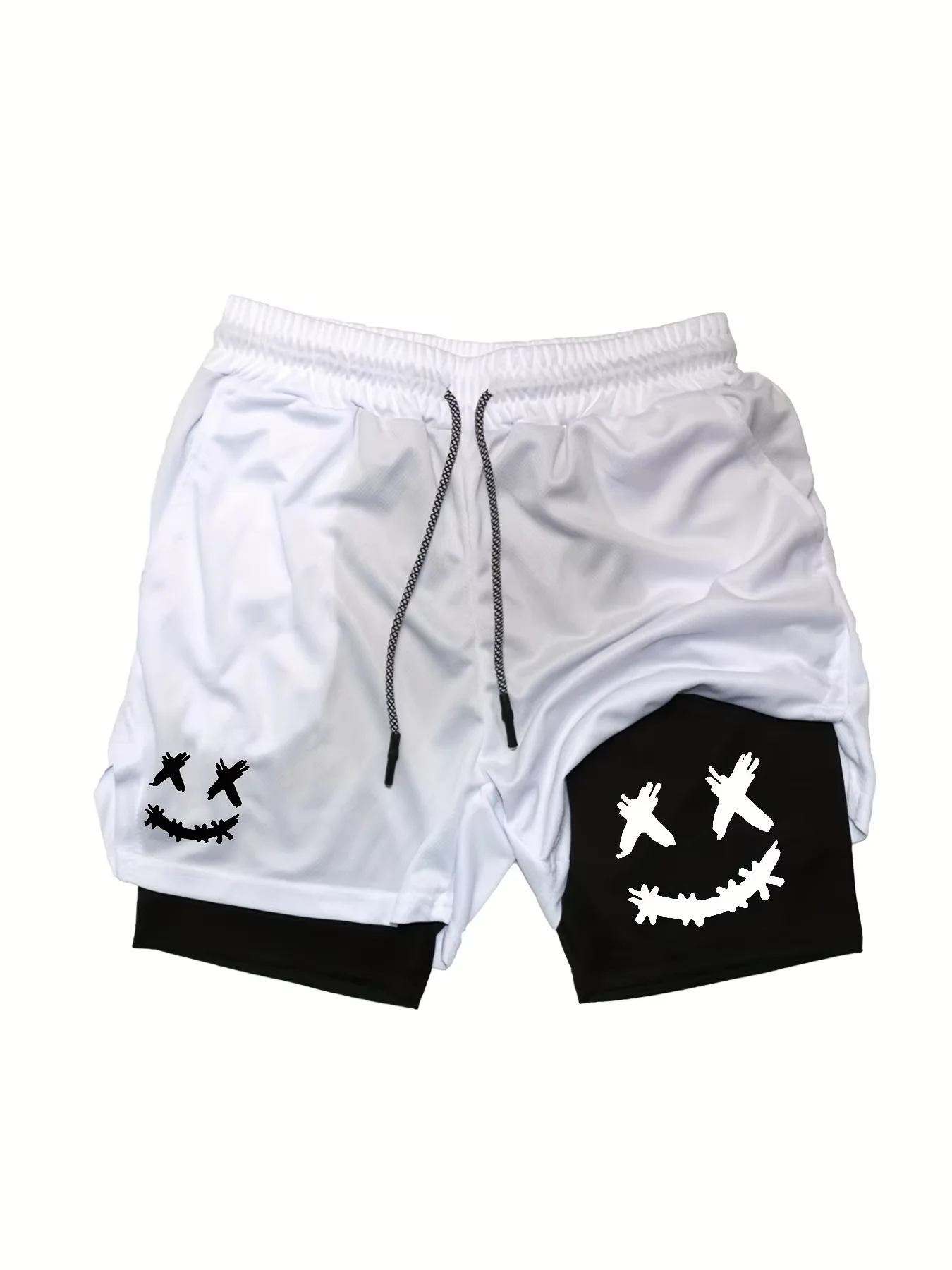 

2025 Summer Men's Quick-Dry Fitness Shorts - Breathable Stretch Running Training Shorts Outdoor Sports Gym Workouts HX0043