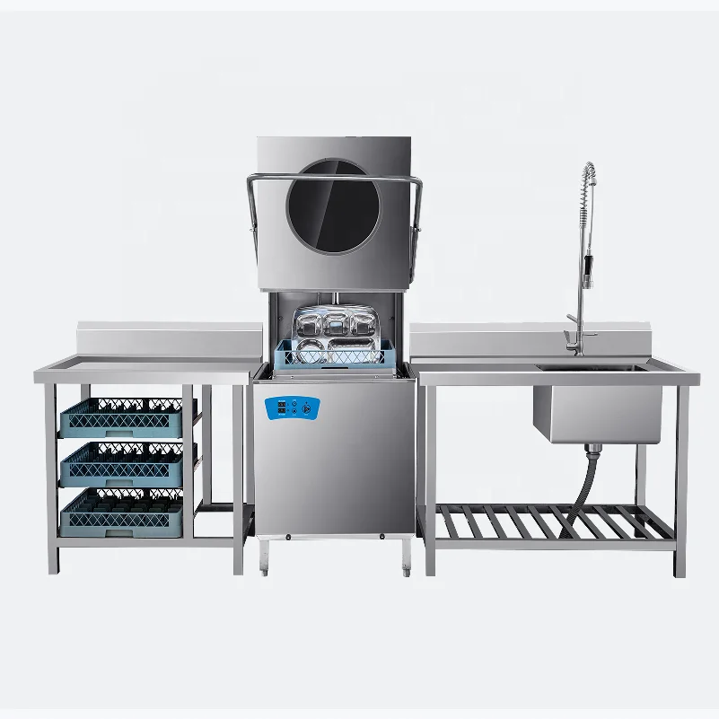 Automatic Dishwasher  Factory Direct Good Price Used in Middle Restaurant  Hood  Type