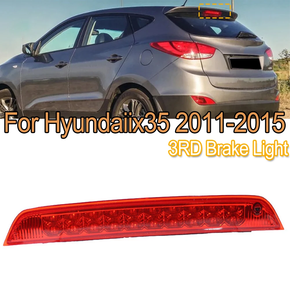 Alat pengganti Aksesori Mobil lampu rem mobil 12V 1 buah plastik ABS IX35 10-15 untuk Hyundai Tucson IX