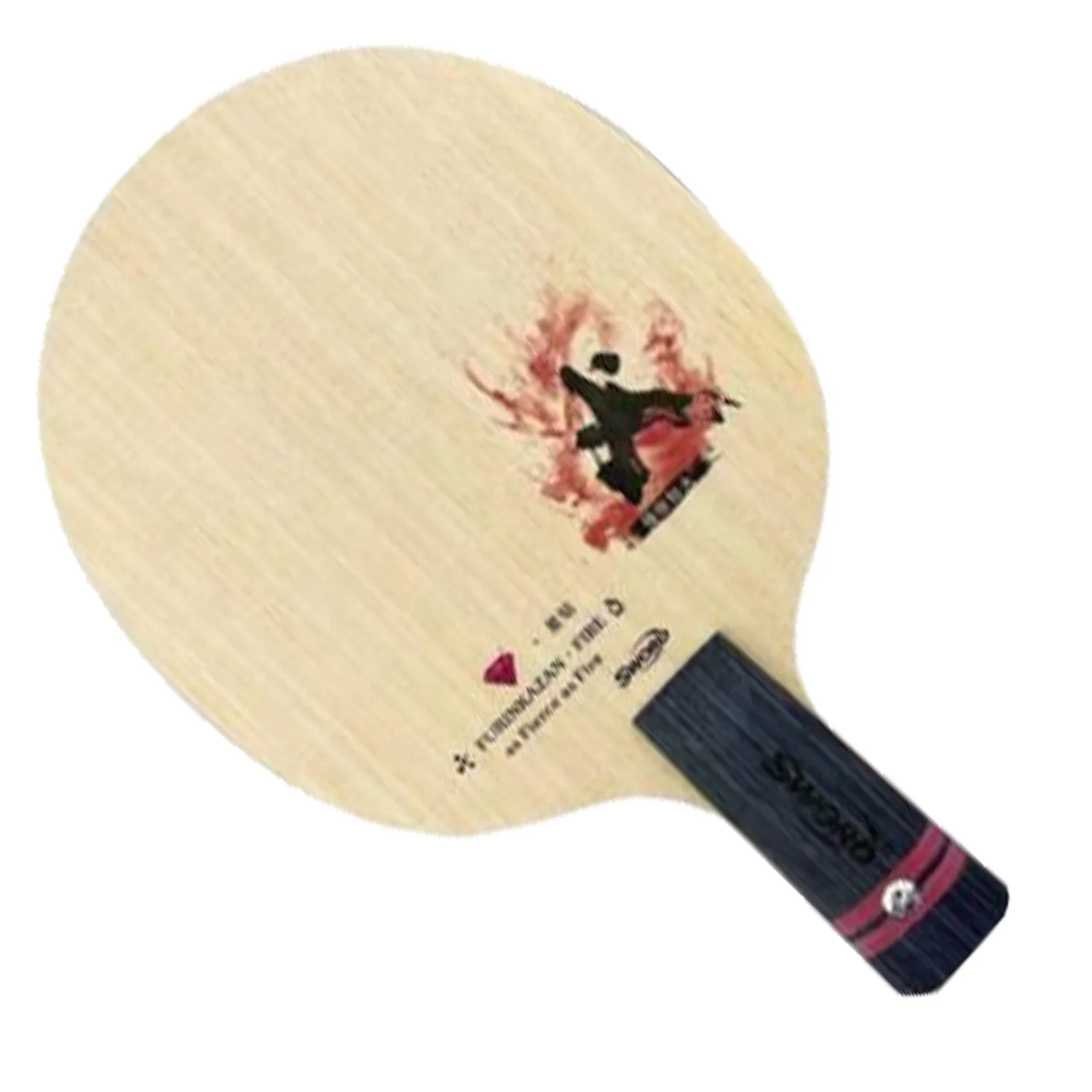 SWORD Diamond Fire Red Carbon Fiber 5+2 Ply Racket Table Tennis Blade Ping Pong Bat