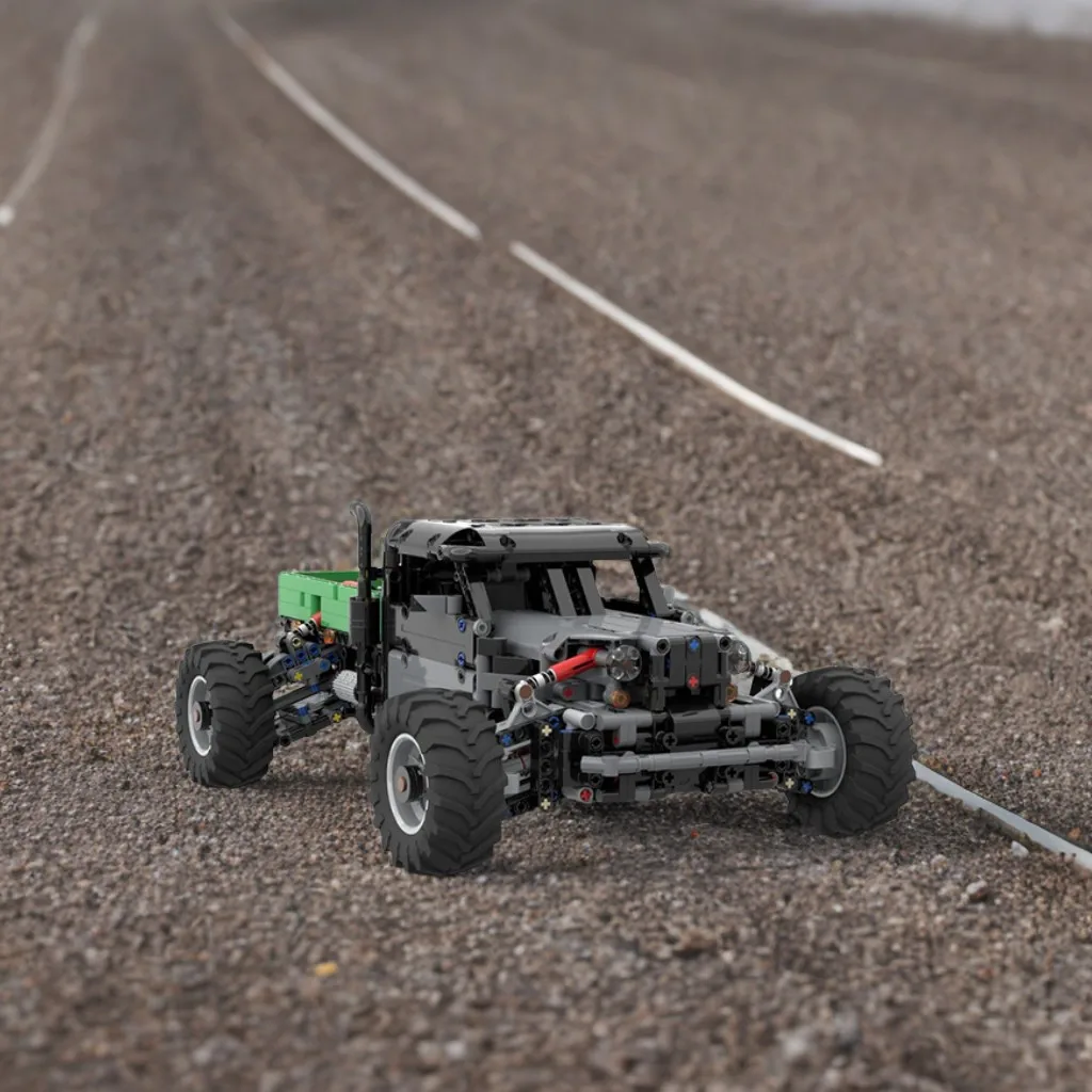 

1437pcs MOC Hot Trot Off-Roader 42129 Alternative DIY Model Building Blocks Birthday Toys Gift for Dune Racers