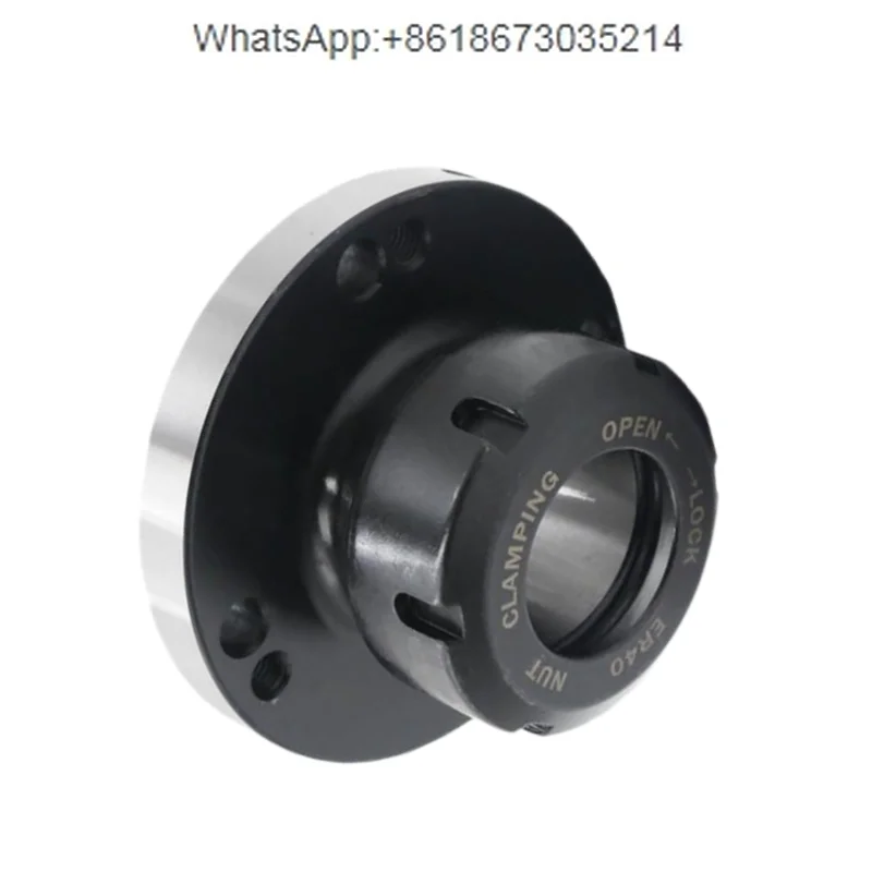 ER chuck ER32-D80 three-hole seven-hole chuck holder ER flange 40-100 spindle head connecting disc collet holder