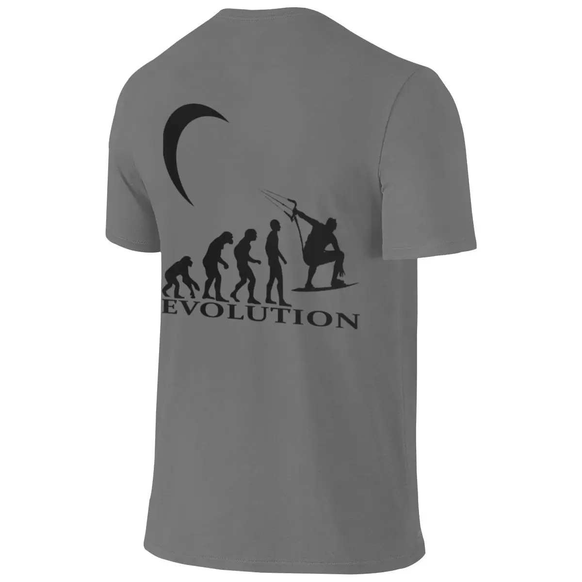 Kitesurfen Evolution Not Easy To Deform Reversible T-shirt Artistic Boy Everyday Versatility Shirt