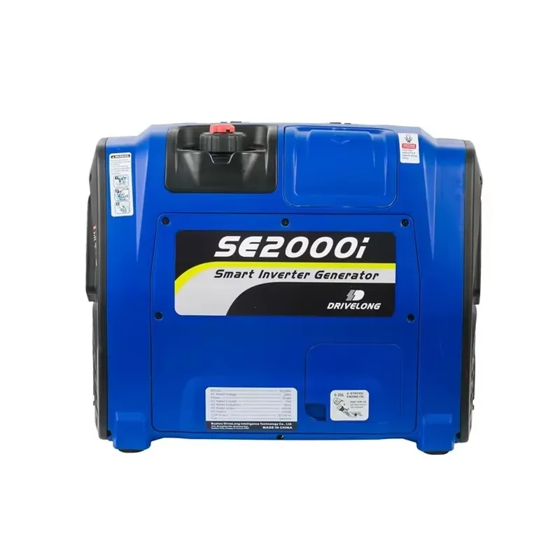 2000Watts Digital Portable Electric Start Inverter Generator, Low Noise 2kw Generator for Camping