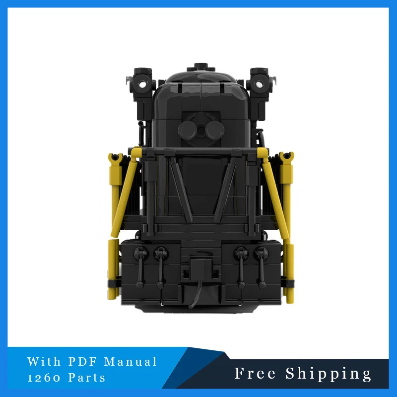1260 pièces MOC blocs de construction Cool Blacks Train modèle technique éducation créative bricolage assemblage jouets ensemble pour enfants cadeaux de noël