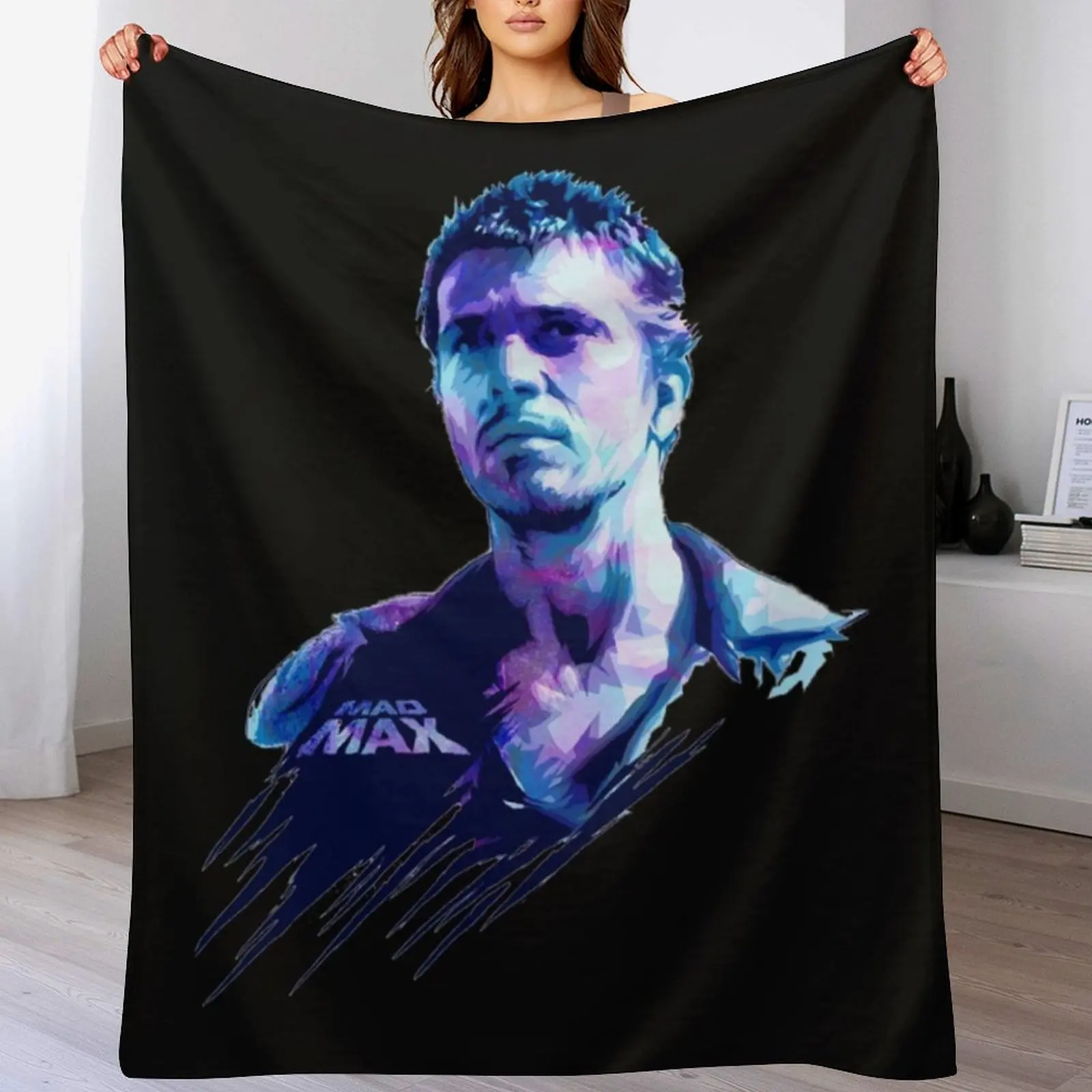 

Mel Gibson Classic T-Shirt Throw Blanket Lightweight Warm Blanket for Indoor Outdoor Use