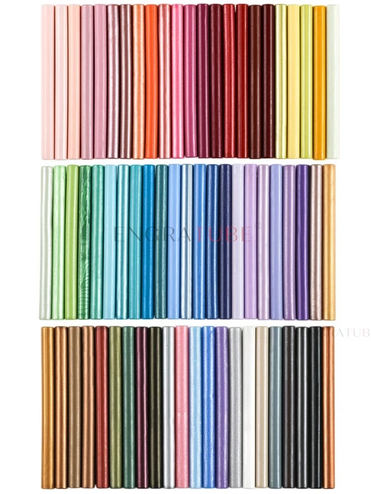 

10pcs/Pack Round Sealing Wax Stick Beads For Glue Gun 14*1.1cm Christmas Wedding Invitation Sealing Wax Stamp Gift Decoration