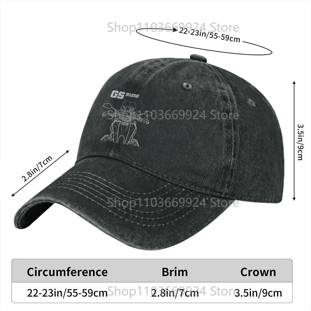 Adventure Motorcycle GS Motorcycle Multicolor Hat Peaked Women's Cap Personalized Visor Protection Hats