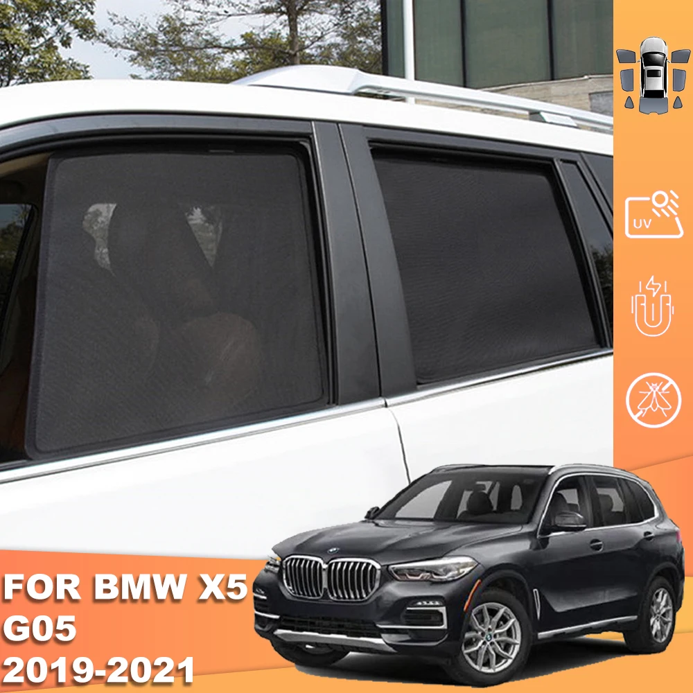 

For BMW X5 G05 F95 2018-2024 IX5 Car Sunshade Shield Front Windshield Curtain Rear Side Baby Window Sun Visor Shade Visor