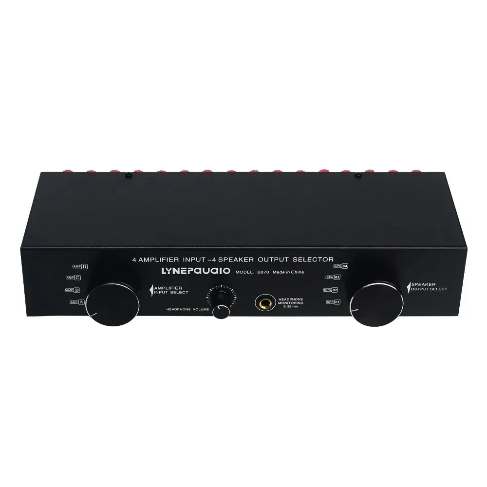 LINEPAUDIO 4 IN 4 OUT Power Amplifier Speaker Selector Switcher Speaker Switch image 4