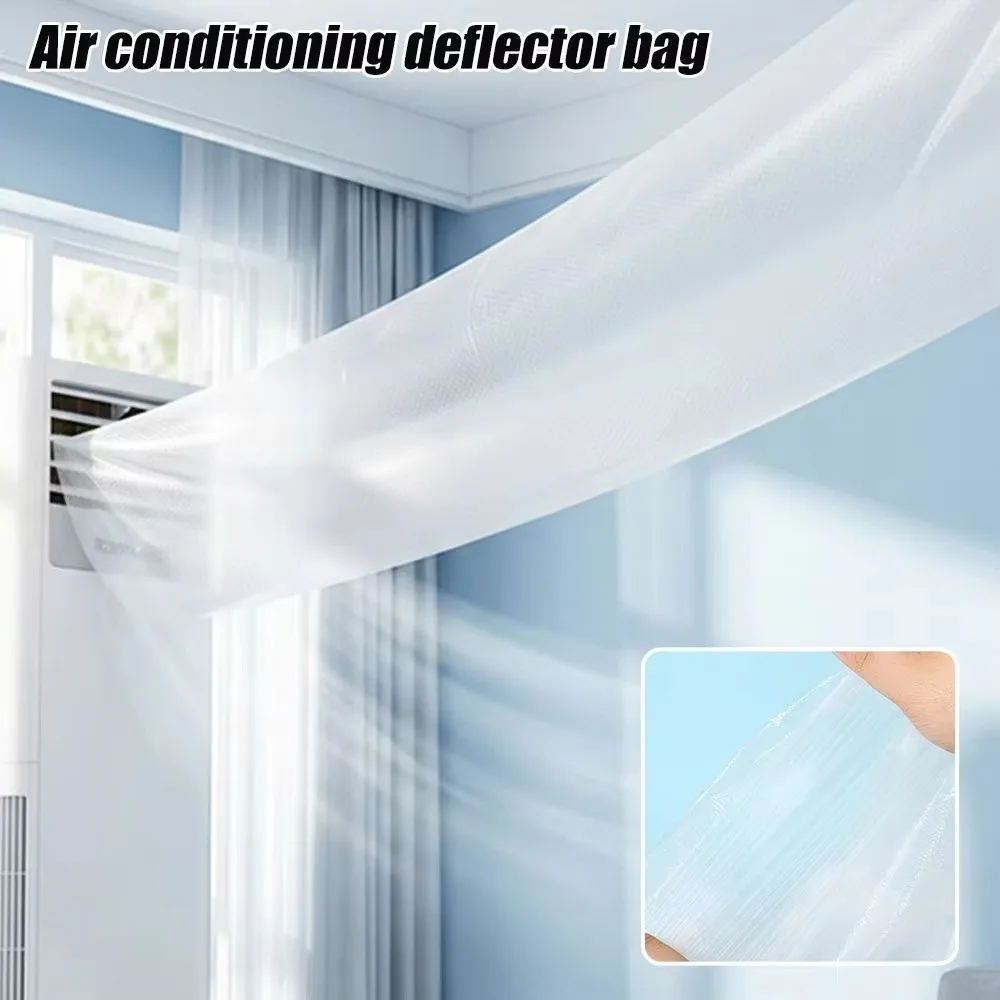 8/12/16 meters Foldable Air Conditioning Duct Bag Flexible Universal Ventilation Transfer Duct Bag With Fixed Tape