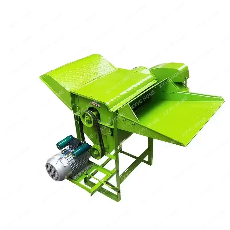 100-200KG/H Wheat Thresher Agricultural Soybean Sorghum Sesame Rice Threshing Machine Full Feeding Wheat Threshing Machine