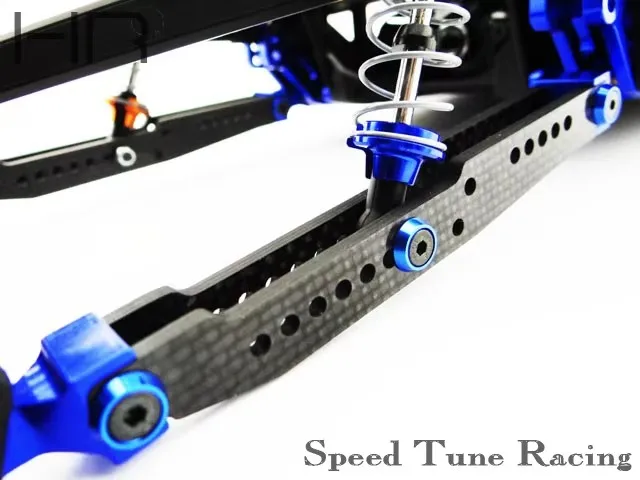 Enlaces inferiores traseros de grafito de fibra de carbono de carreras en caliente para Axial Yeti 90025 90026 90048