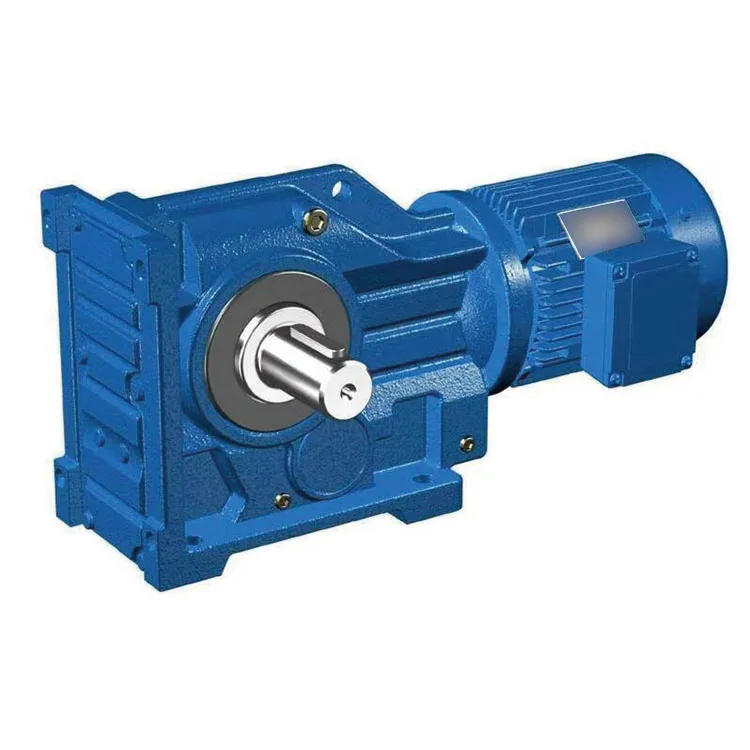 

High Efficiency S Series S47 Helical Worm Motor Reductor 20 CrMnTi Small Right Angle Gearbox