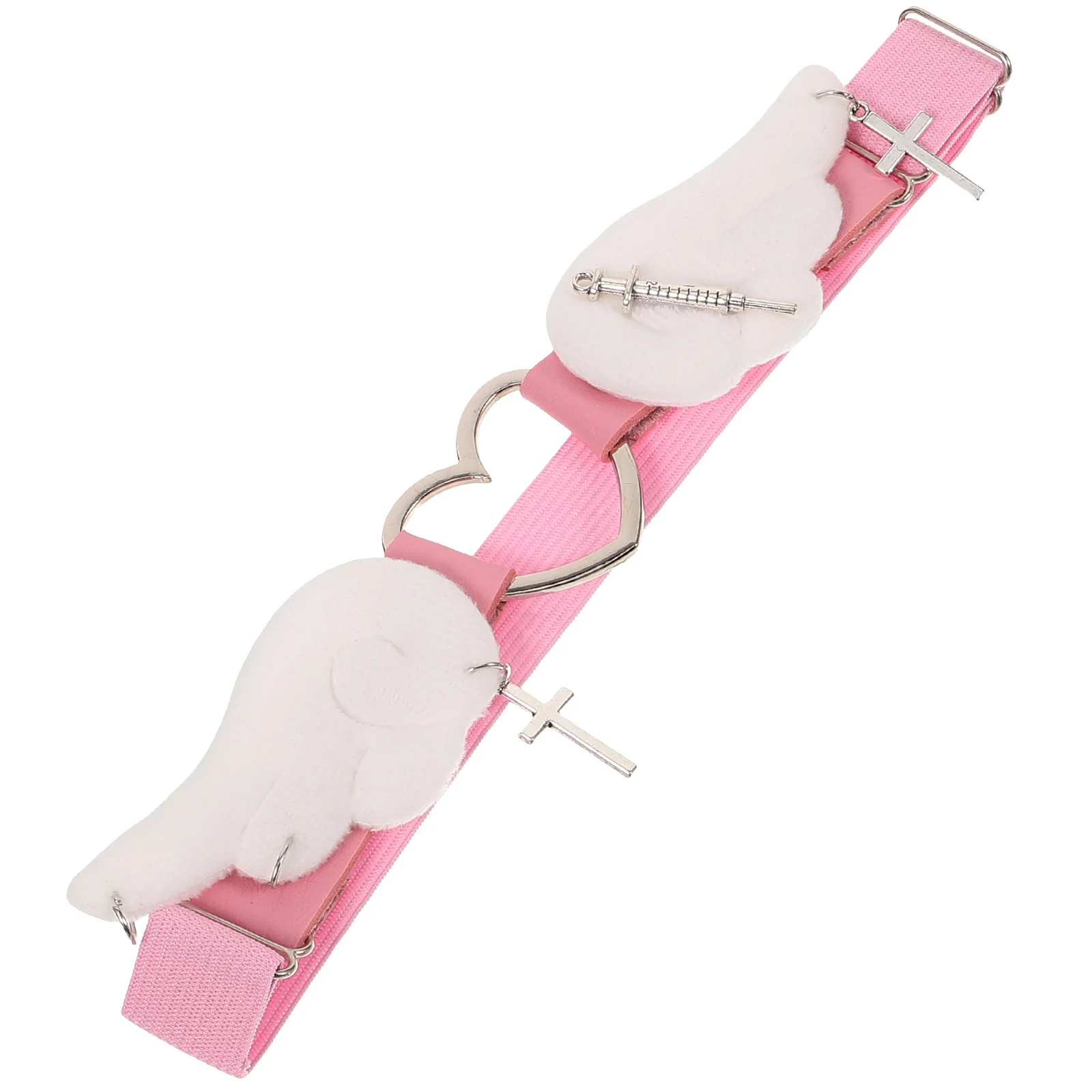 

Angel Wing Adjustable Women Leg Garter Stretch Bridal Accessory Wedding Garter for Bride Prom Leg Decoration Garters for Bride