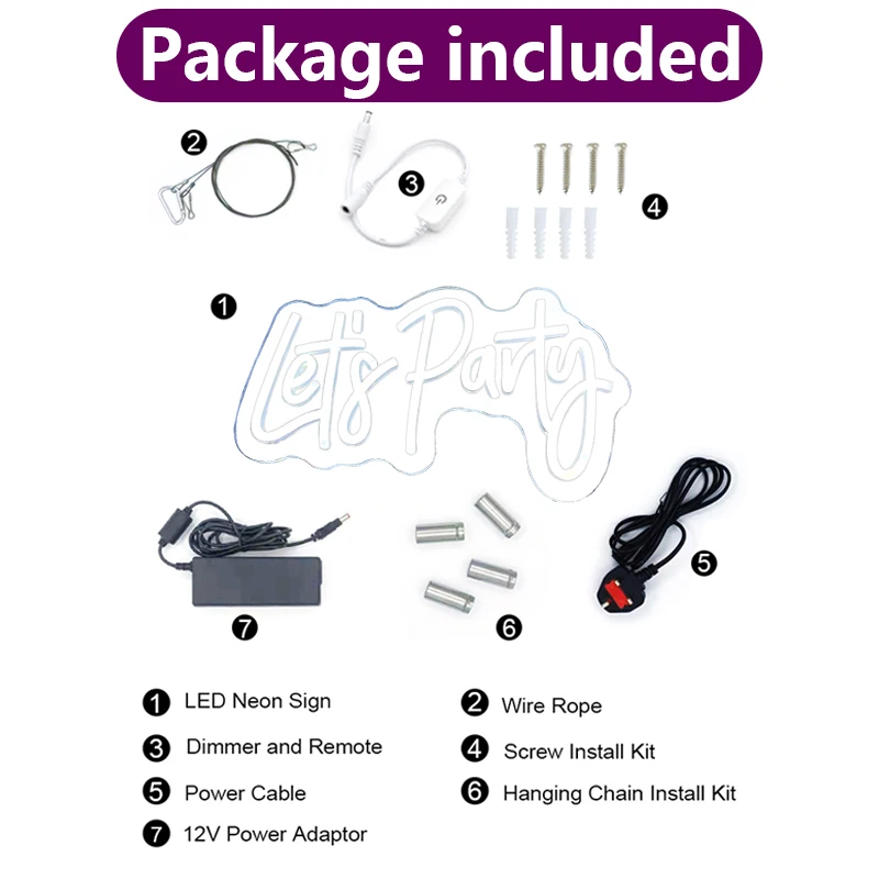 Custom Neon Sign Oh Baby Happy Birthdays Better Together Led Letters Neon Light  Sign for Wedding Party Birthday Private Lamp