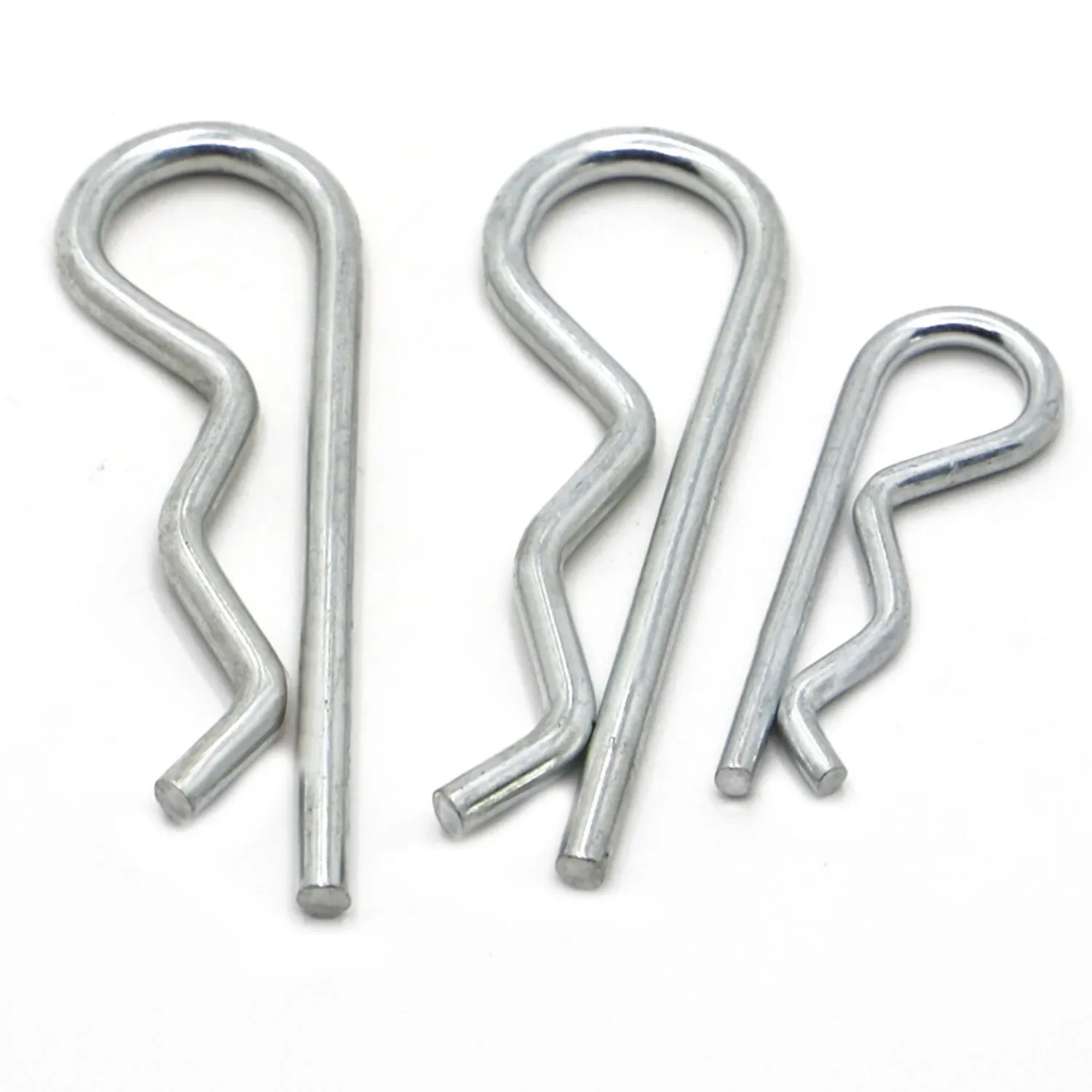 

Galvanized Steel R Shaped Spring Cotter Clip Pin 1mm 1.2mm 1.6mm 1.8mm 2mm 2.5mm 3mm 4mm 5mm Fastener Hardware for Repairing Car