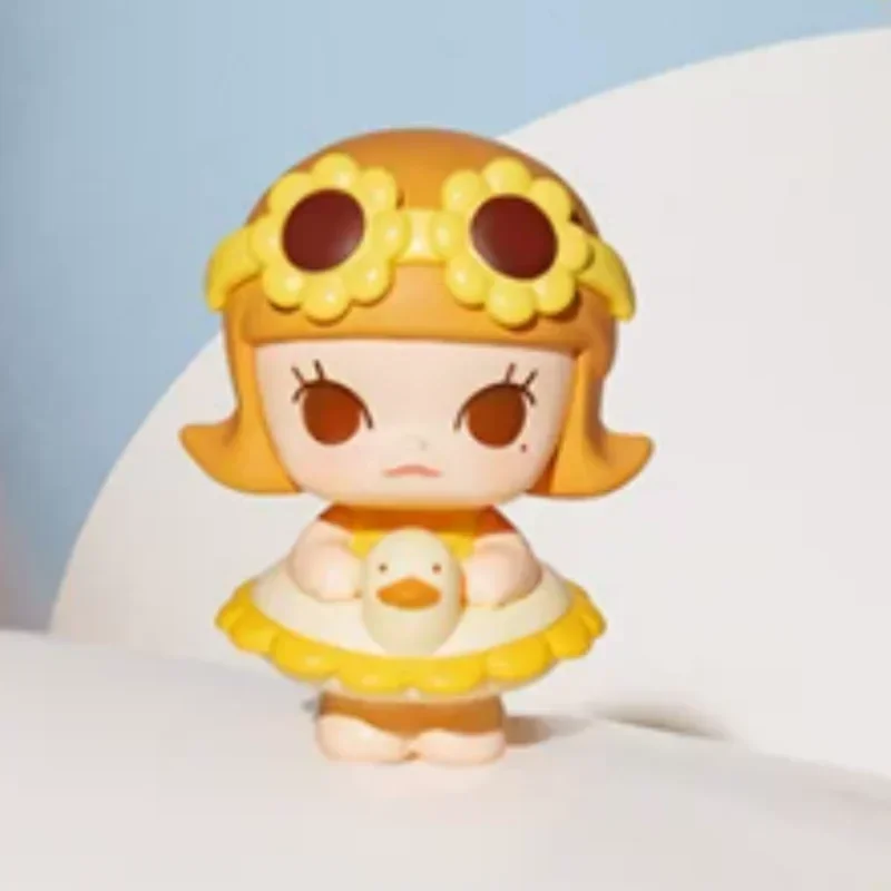 POP MART POP BEAN ISLAND VACATION Series Mini Doll Blind Box Guess Bag Original Toys Doll Cute Anime Figure Ornaments Gift image 3