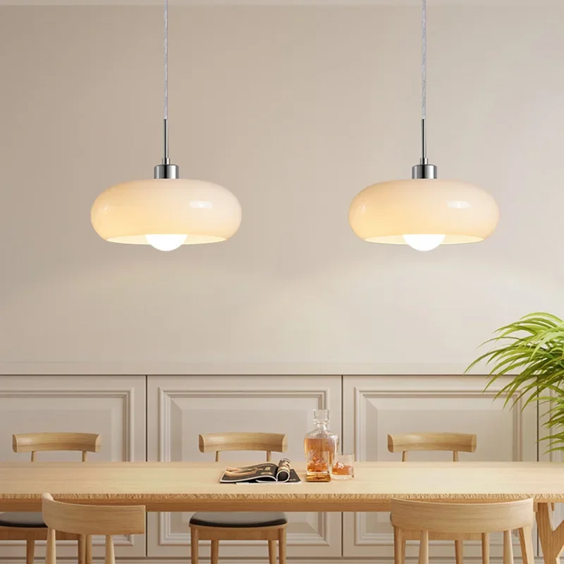 medieva led luz pingente de vidro laranja lustre home deco sala de estar restaurante quarto estudo decoracao de interior pendurado lampada 01