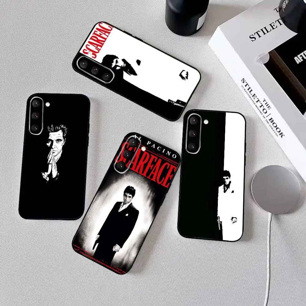 M-Michael Movie Godfather Corleone Phone Case For Samsung Galaxy A73,A72,A71,A70,A53,A52,A51,Others Soft Black Cover