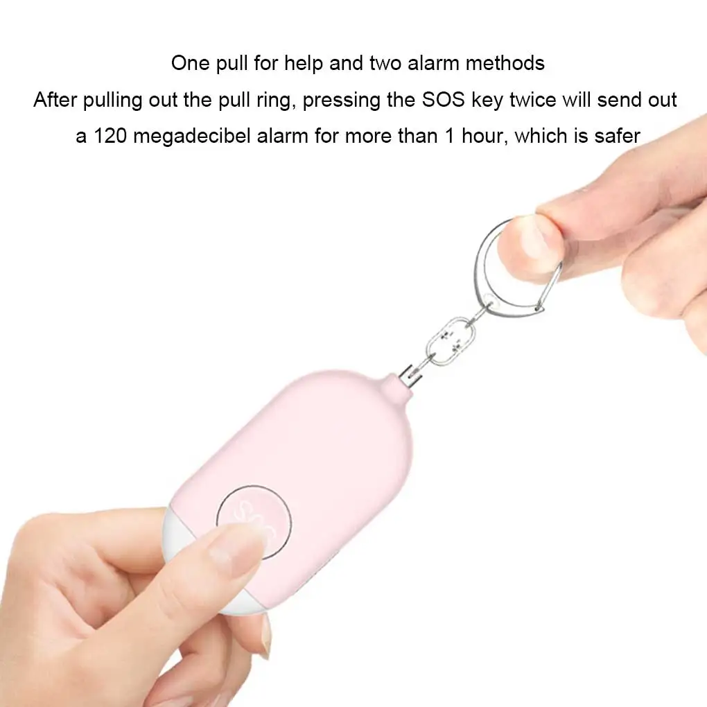 إنذار شخصي خارجي، مصباح يدوي محمول للركض والركض باللون الأزرق #5