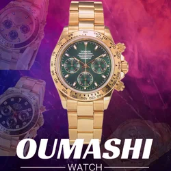 39.3mm Luxury Watch Men's Chronograph New Men's watch Business Watch Men's VK63 Men's Chronograph watch VK63 Waterproof 10ATM