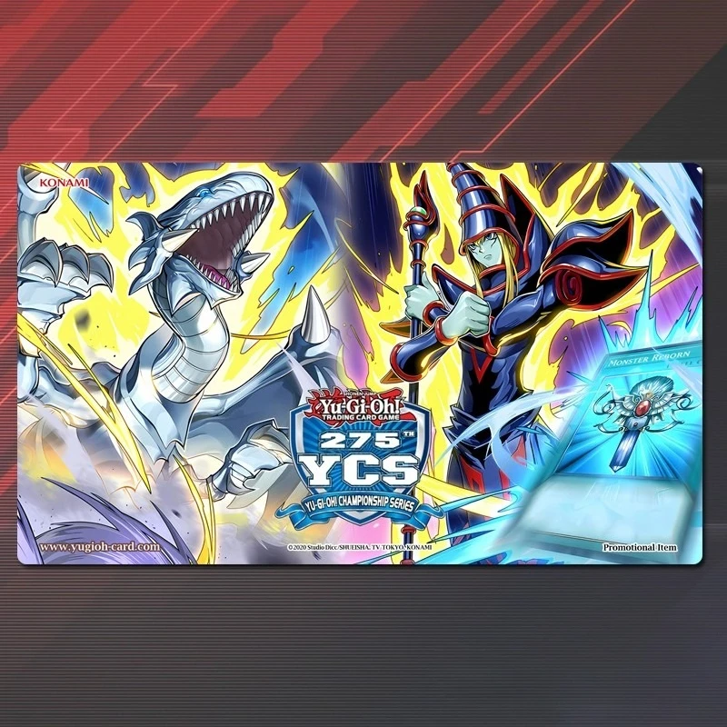 

Ю-Ги-О! 275YCS Blue-Eyes White Dragon игровой коврик Yugioh TCG OCG Коллекционные карточные игры Коврик Duel Plate Резиновый коврик для карт Коврик для мыши