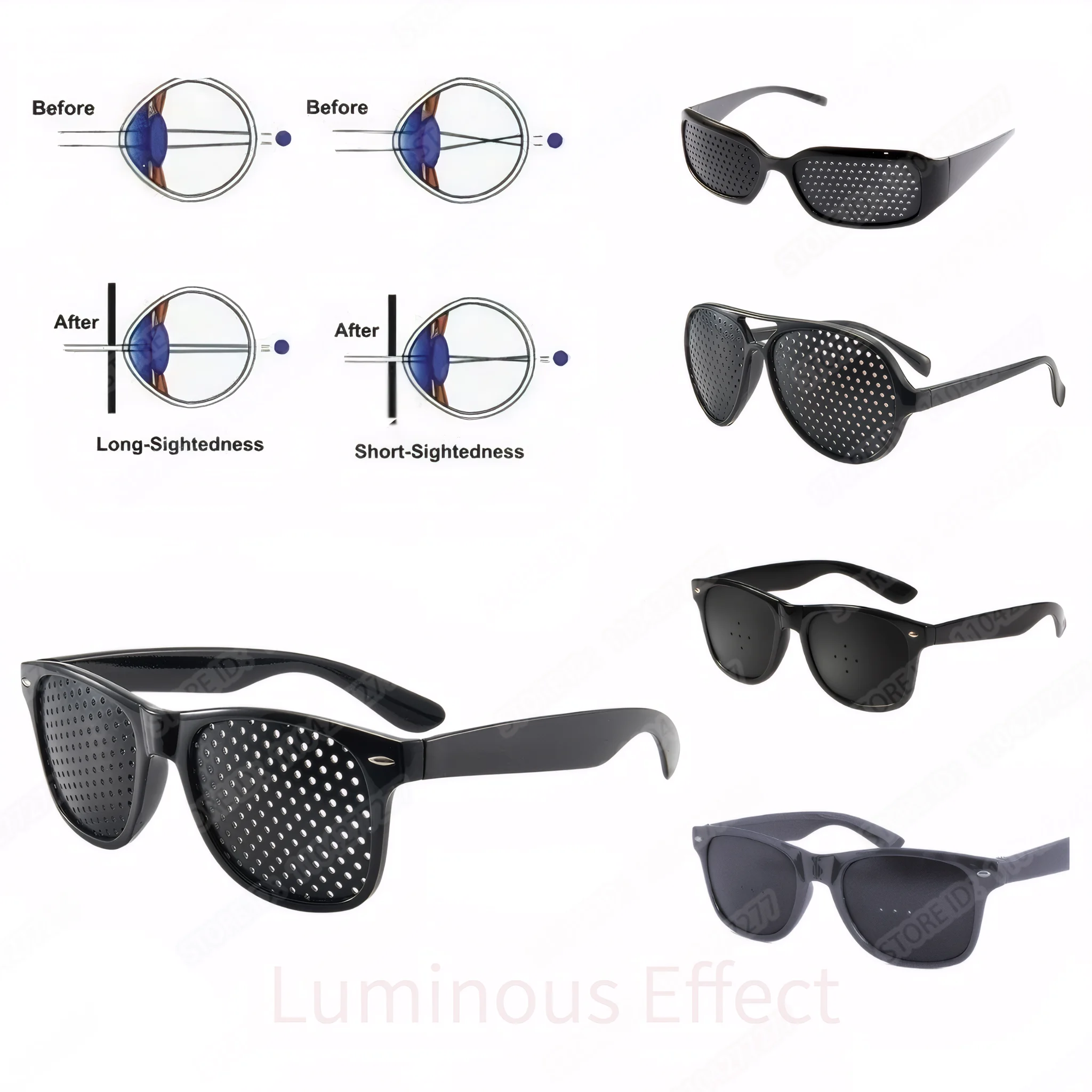 Vision Correction Vision Care Ophthalmology Correction Enhancer Glasses Anti-fatigue Glasses PC Screen Eye Protection Sunglass