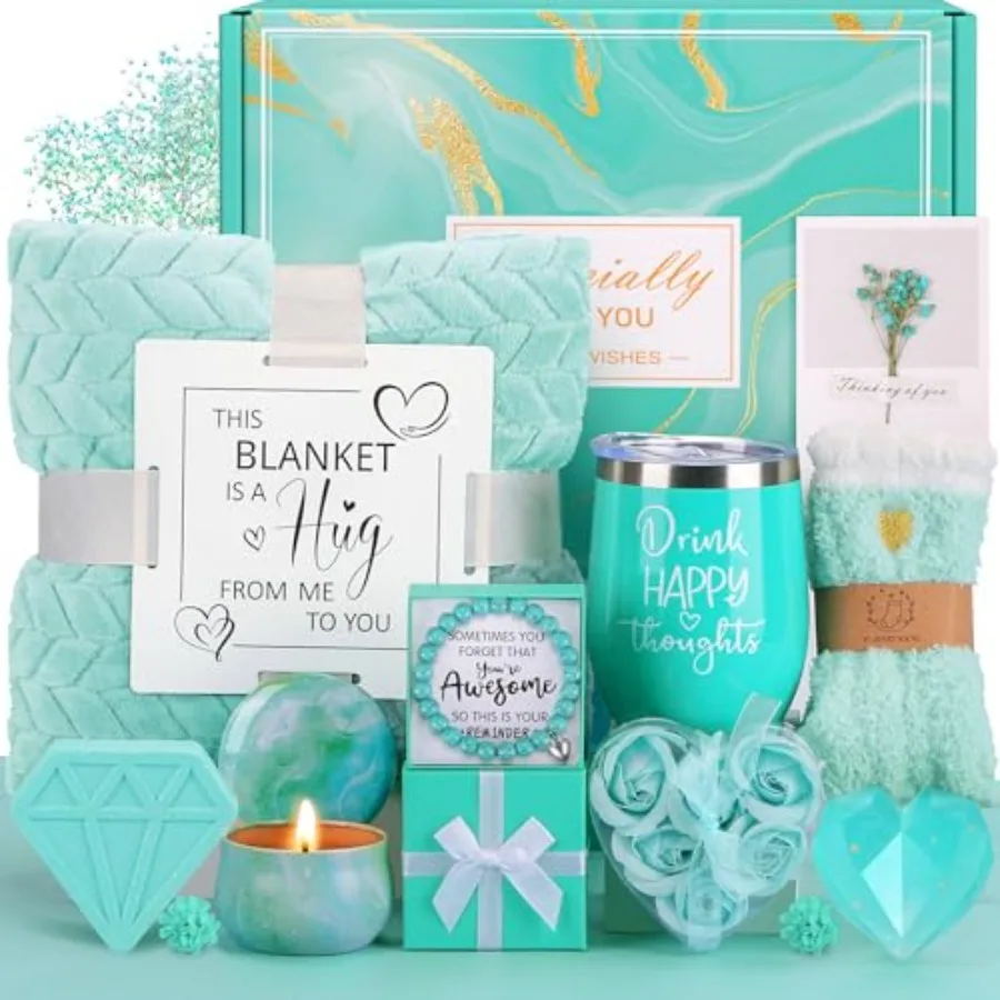 

Birthday Gifts for Women Self Care Gift Set Relaxing Spa Get Well Soon Gift Basket Women Care Package Unique Valentines Day Gif