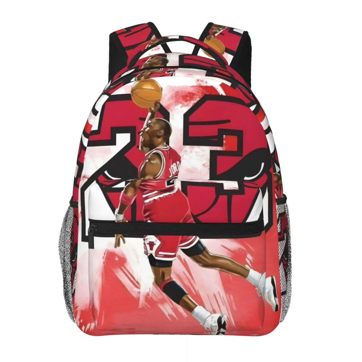 Michael-Jordan Printed Lightweight Casual Schoolbag For School, Outdoor, Shopping, Office 16in