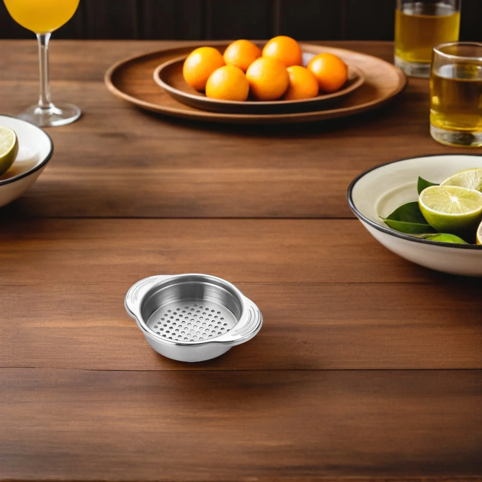 2 Piezas Colador de Aceite de Atún de Acero Inoxidable con Prensa y Mango Ergonómico, Utensilio de Cocina Multiusos para Frijoles Enlatados, Pescado y Ensaladas