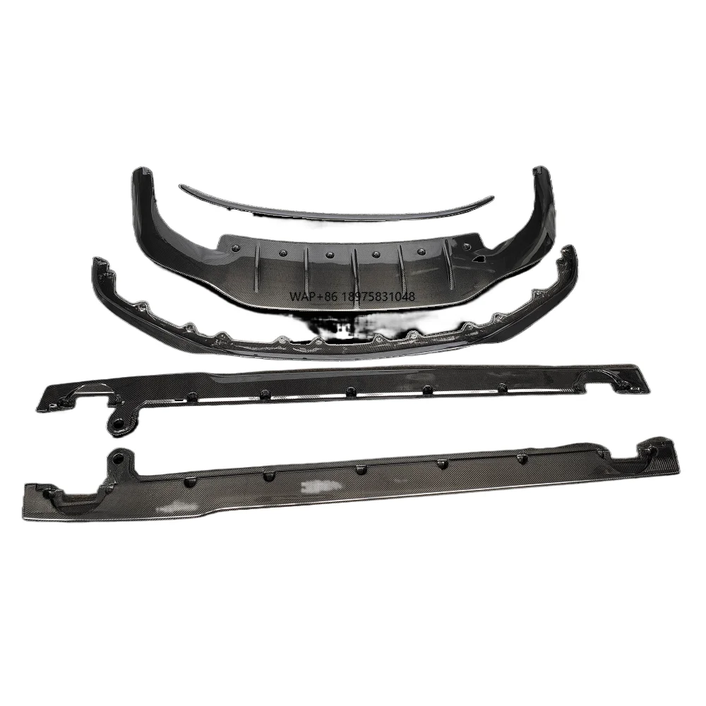 

2018 Continental GT W12 Body Parts New Condition Carbon Fiber Front Bumper Lip Side Skirts Rear Diffuser Spoiler Kit