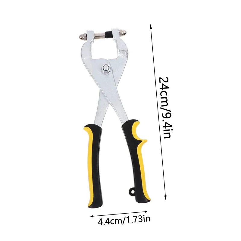 Hand-Operated Punch Pliers Stainless Steel Luminous Iron Sheet Aluminum Edge Punch Metal Sheet Punch Pliers Hole Tool