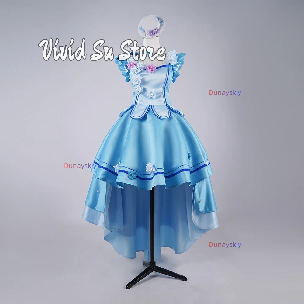 Xiaoyue Cospaly Anime Stars Academy Costumes Bean Sand Tail Dress Women's Princess Dress Halloween Party Suit Role-playing