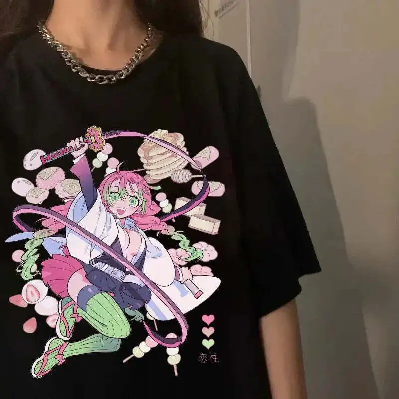 Kanroji Mitsuri Demon Slayer Anime Streetwear T-Shirt