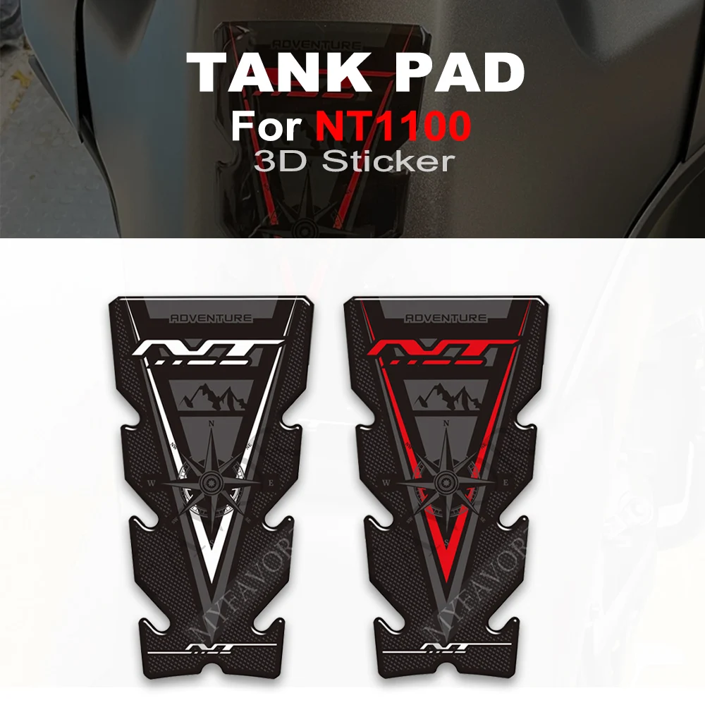 

For Honda NT 650 700V 1000 1100 NT650 NT1100 Adventure Motorcycle Stickers Fuel Oil Tank Pad Decals Protector ﻿