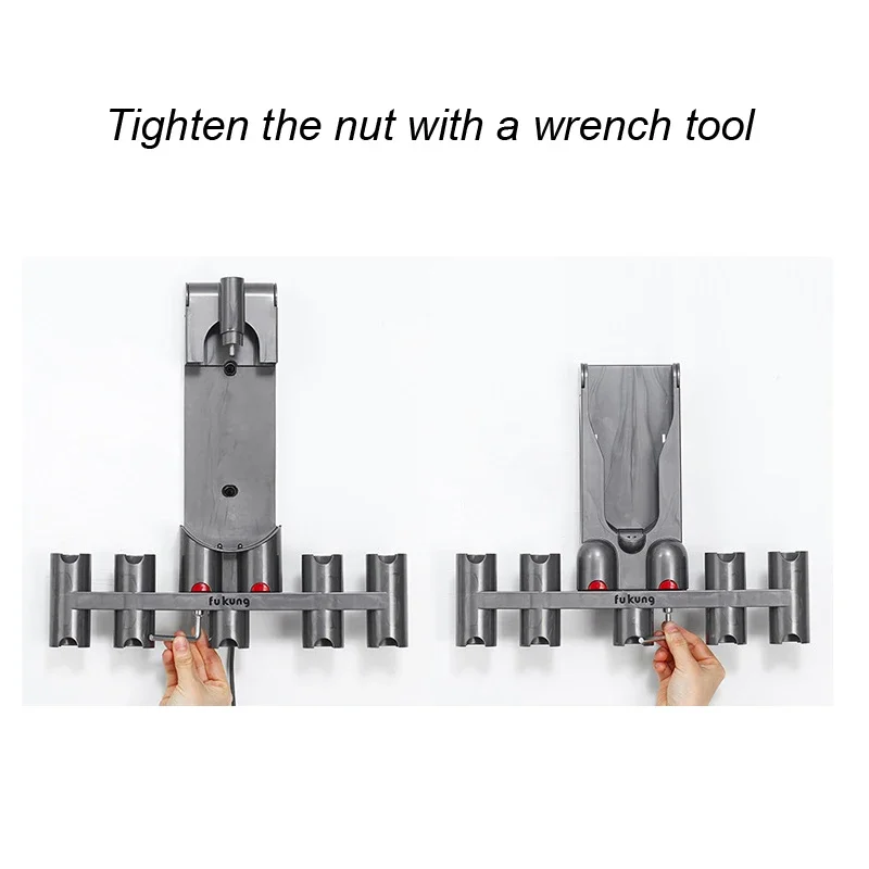 Soporte de almacenamiento extendido para aspiradora Dyson V7 V8 V10 V11, estante colgante sin perforaciones, accesorios