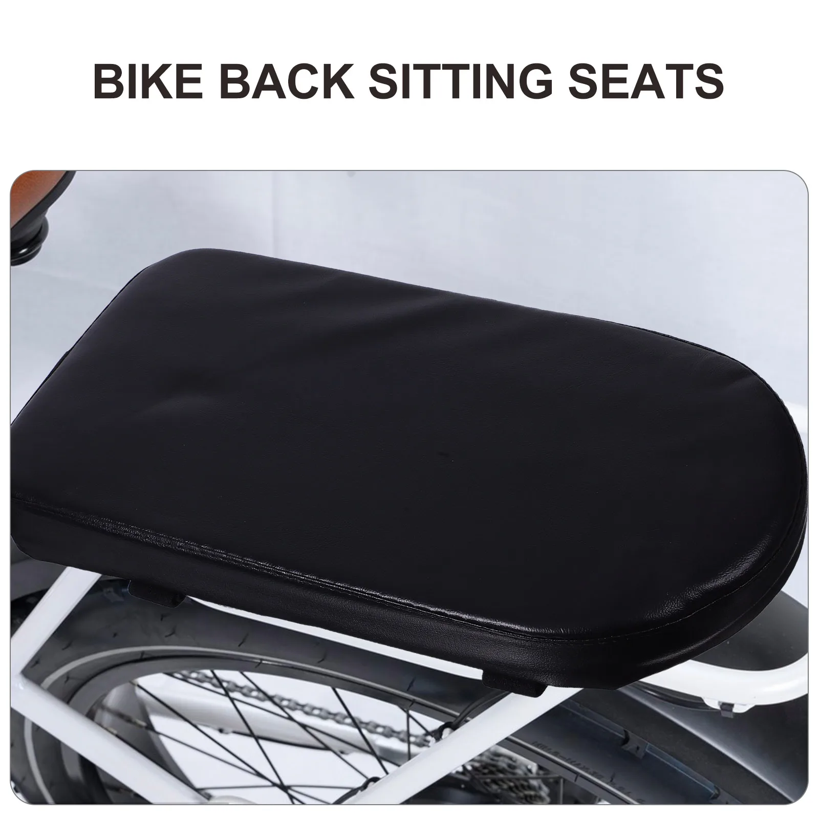 

Bike Seat Black Thickened Non Slip Quick Thickened Shelf Seats Drying Comfortable Back Seats Bike Rear Rack Accessories
