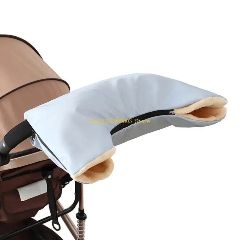 

Baby Stroller Hand Gloves Baby Carriage Hand Muff Waterproof Stroller Hand Glove J0MF