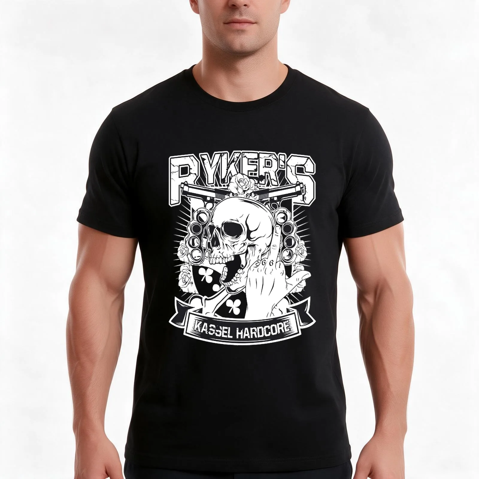 Music Vintage Retro Rykers To The Army Blood More Then T-Shirt, Classic Crew Neck Shirt, Breathable Cotton Everyday Tee