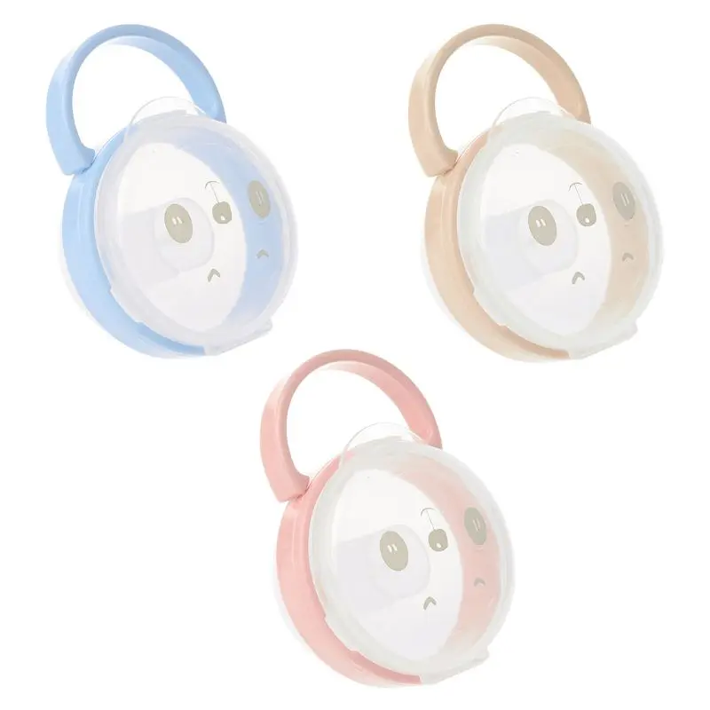 Portable Baby Pacifier Nipple Kid Travel for Case Candy Color Nipple Storage Box Soother Container Holder Pacifier Box