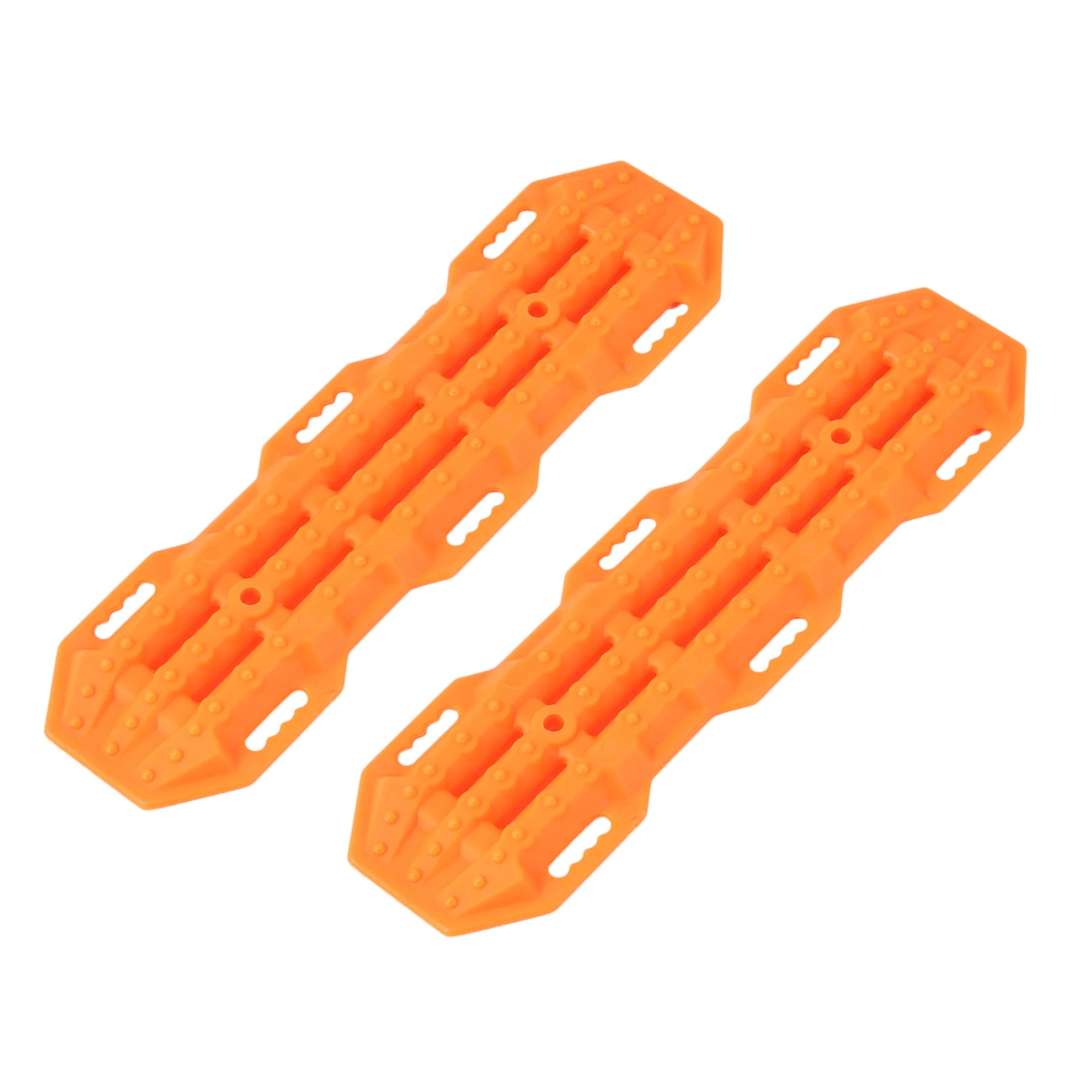 2Pcs Plastic Sand Ladder Recovery Ramps Board for 1:10 RC Crawler Axial SCX10 Tamiya CC01 TRX-4 D90 MST CFX,Orange