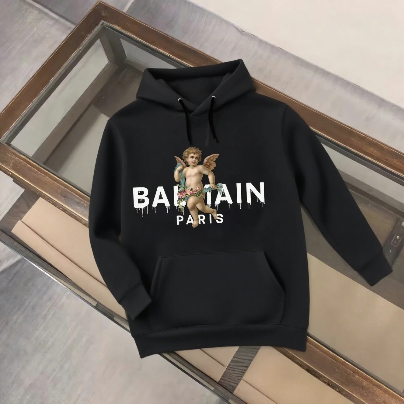 

Graphic Printing Autumn and Winter Pure Cotton Men's and Women's Hoodies Casual Outdoor Street Sports Training Brand Trend