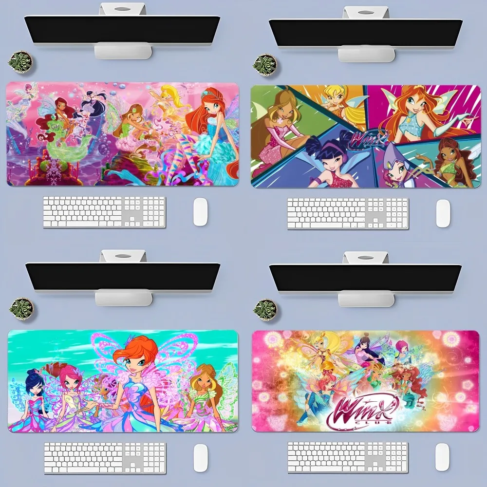 

Girl W-Winx C-Clubs Your Own Mats Keyboards Mat Rubber Gaming Mousepad Desk Mat Size For Game Keyboard Pad For Gamer