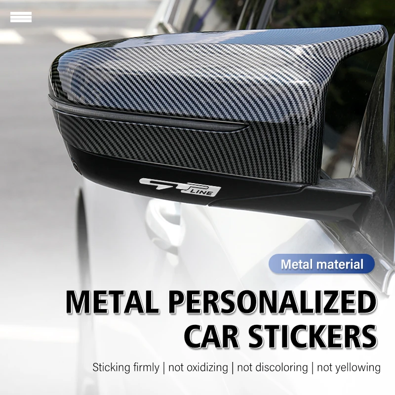 3D Metal Car Decorative Sticker Badge Decal Interior Accessories For KIA GT GTLine Xline Ceed Forte RIO STINGER Seltos K3 K4 view 3