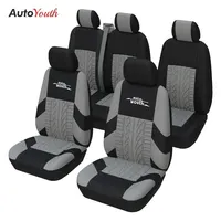 Fundas universales para asientos Fundas de alta calidad Interior del automóvil Adecuado para dos filas de asientos (posientos delanteros dobles y 2+1 asientos)