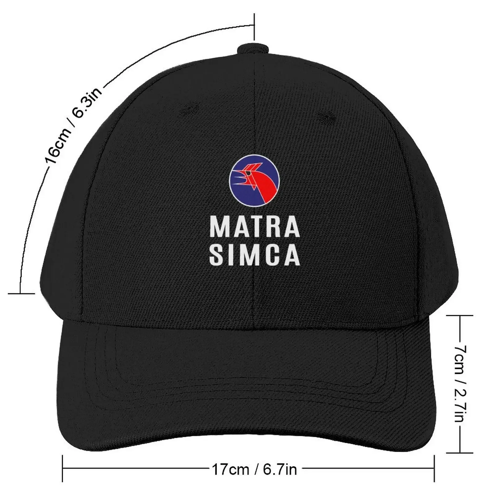 Matra Simca 1973 logo Baseball Cap Hat Luxury Brand tea Hat Military Tactical Cap Luxury Man Hat Woman Hats Men's