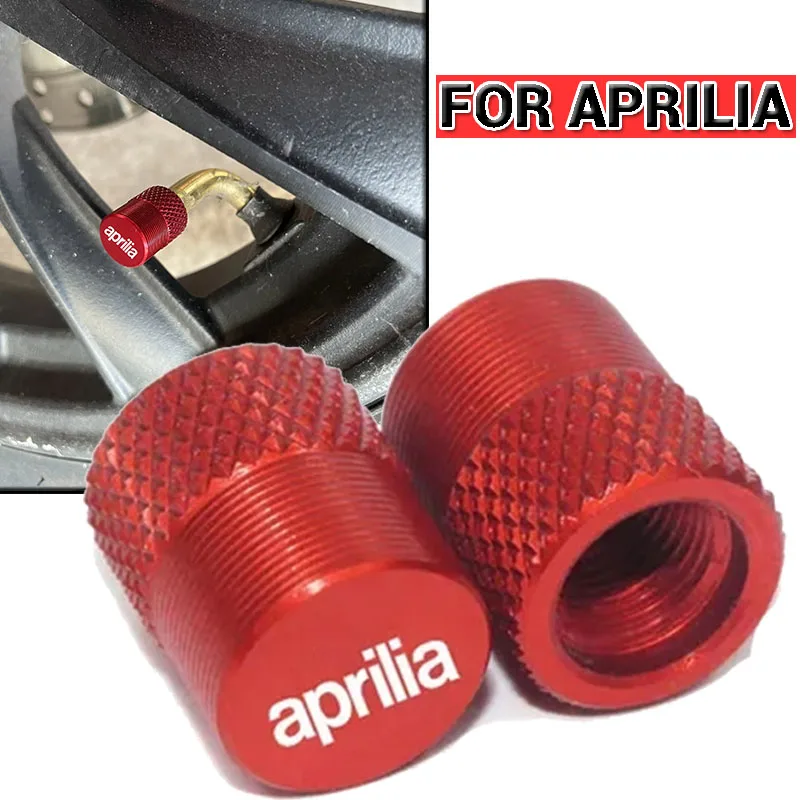 Wheel Tire Valve Stem Caps Airtight Covers For Aprilia RSV4 RSV1000/R Caponord 1200 Dorsoduro 750 Shiver Tuono 1000/R V4R