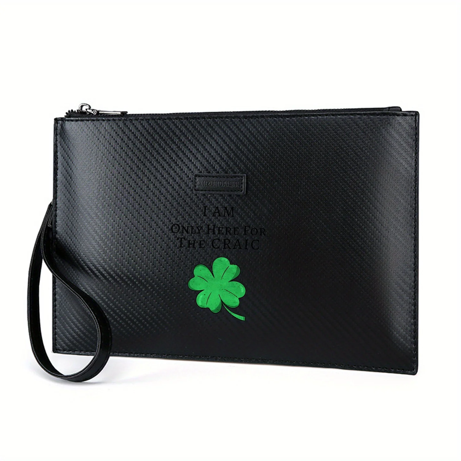 

Cloverleaf text only the craic. Elegant Printed PU Men's Handbag Fashionable and Practical for Everyday Carry